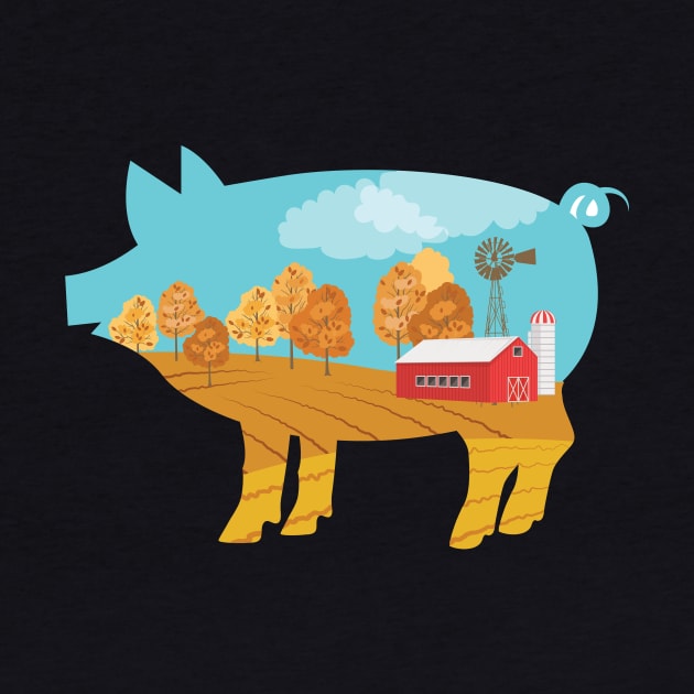 Farm Double Exposure by SWON Design